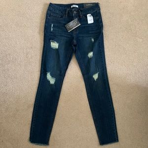 Blue Charlotte Ruse Skinny Boyfriend Jeans